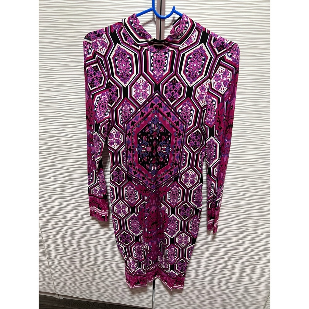 Venus geometric shape midi dress